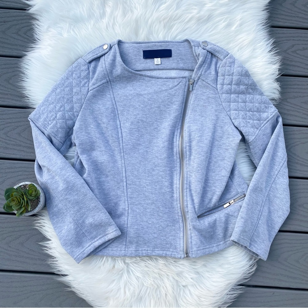 Gray Sweater Jacket - image 1